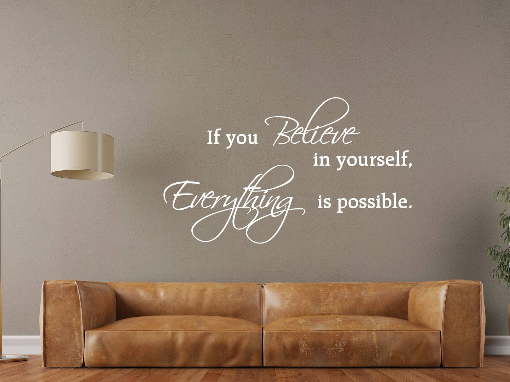 mooie muurstickers woonkamer muursticker quot if you believe in yourself everything is mooie muurstickers woonkamer muursticker quot if you believe in yourself everything is