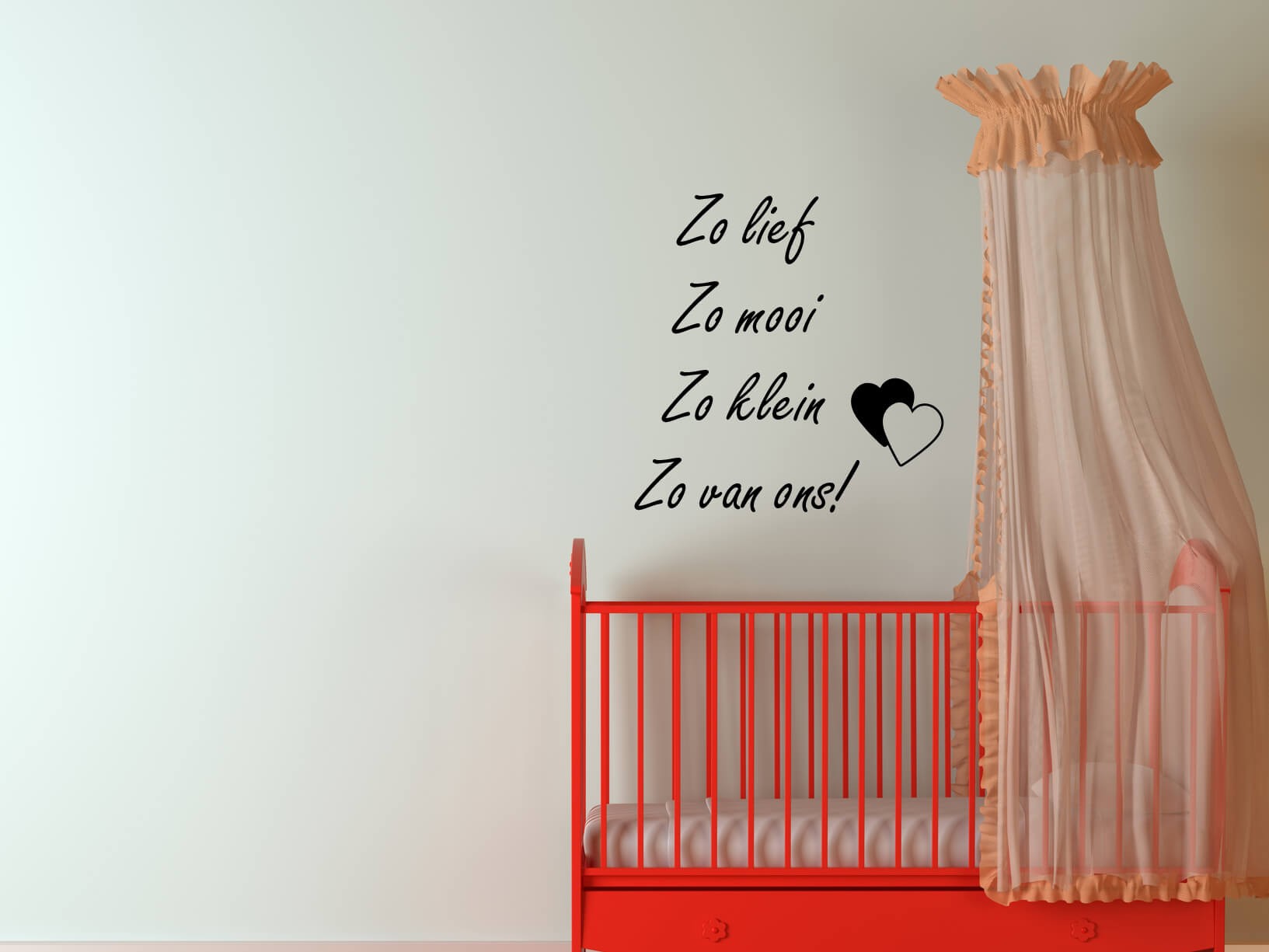 Muursticker "slaap kindje slaap"