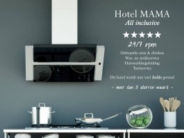 Muursticker Hotel mama