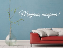 Muursticker Manjana Manjana!