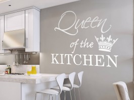 Muursticker Queen of the kitchen