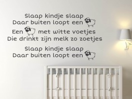 Muursticker Slaap kindje slaap