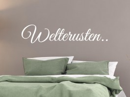 Muursticker Welterusten..