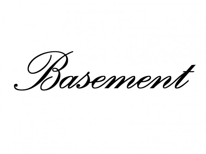 Deursticker "Basement"