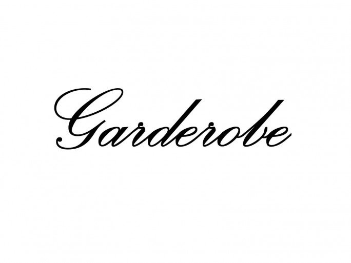 Meubelsticker "Garderobe"