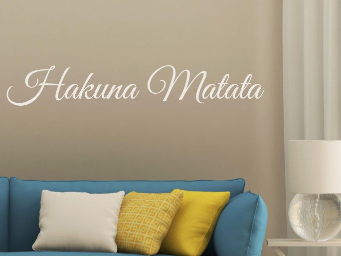 Muursticker "Hakuna Matata"