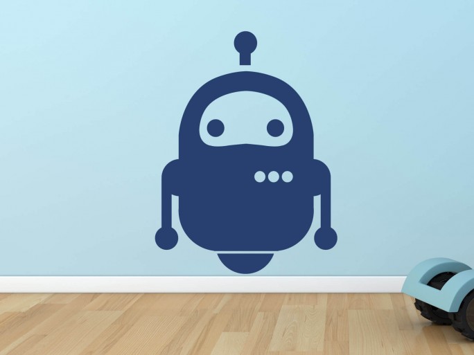 Muursticker robot 1