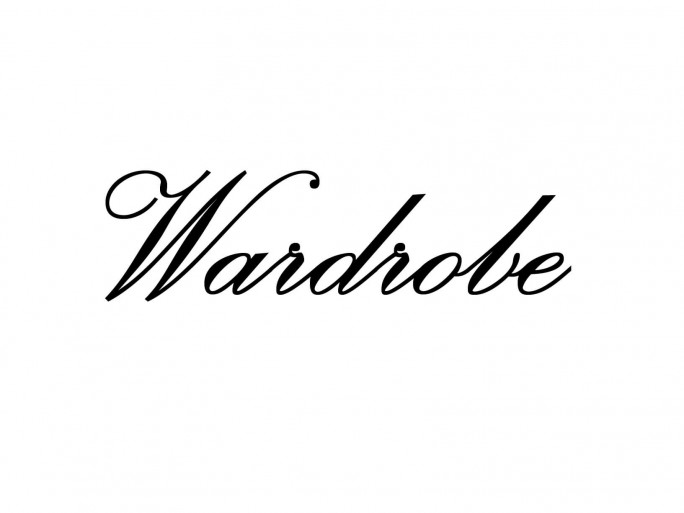 Deursticker "Wardrobe"