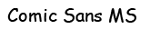 Comic Sans MS